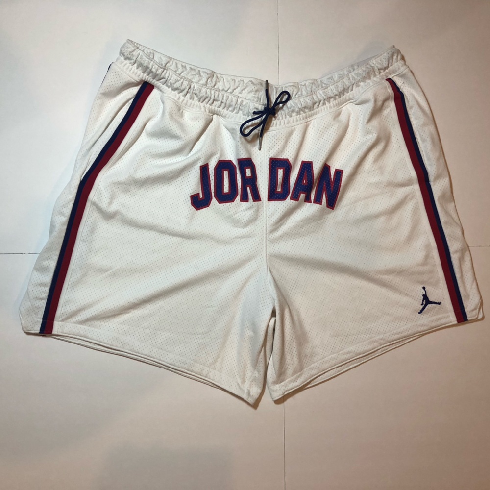 NEW Nike Air Jordan Sport DNA Mesh Shorts Mens 3XL DJ0198-100 Jordan Spell Out